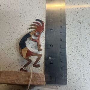 New With Tags 4” Kokopelli Figure on Stone
